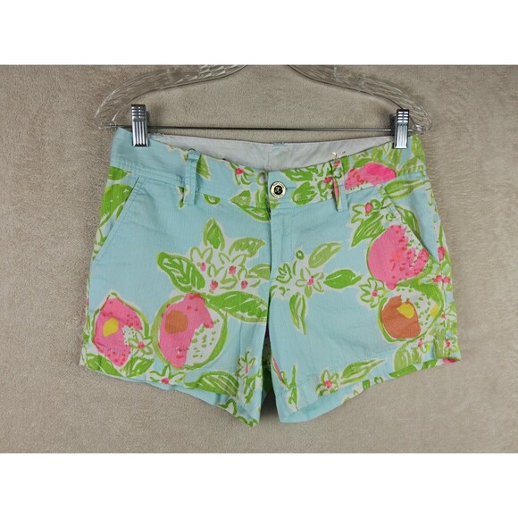 Lilly Pulitzer Pants - Lilly Pulitzer Women's The Callahan Shorts Floral Fruit Size 2
